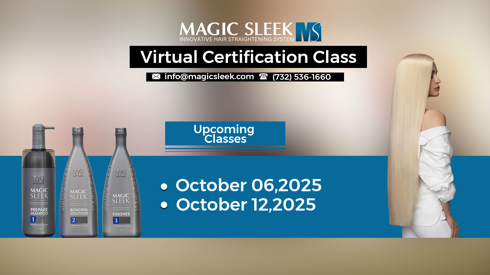 Magic Sleek Education classes date